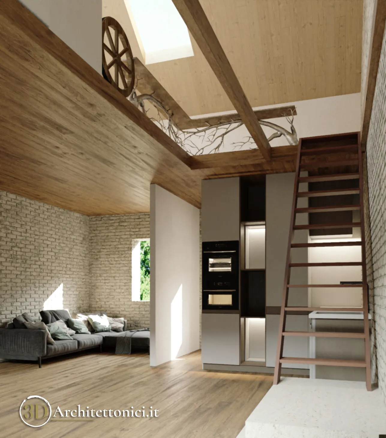 Casa con Soppalco